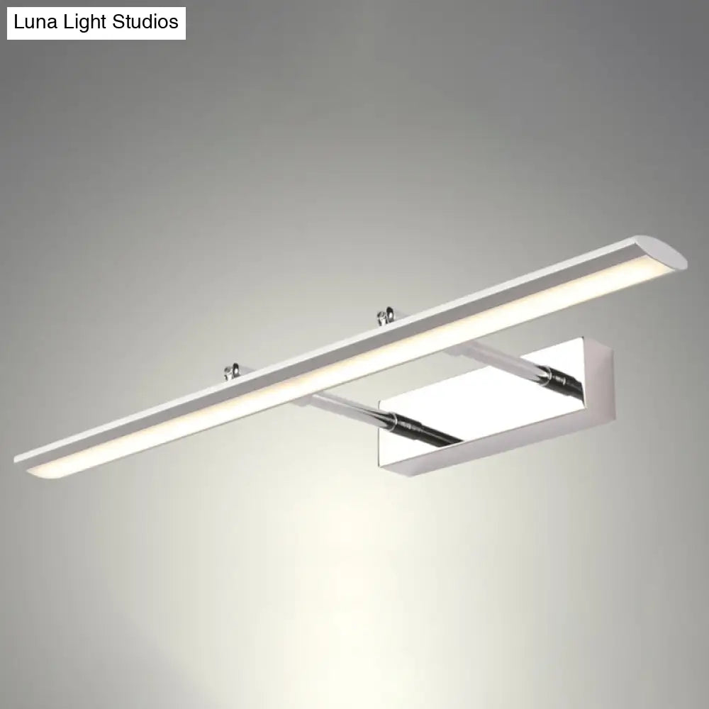 DecorBites™ Stainless Steel LED Wall Light with Adjustable Joint - Modern Bar Vanity Sconce for Bath