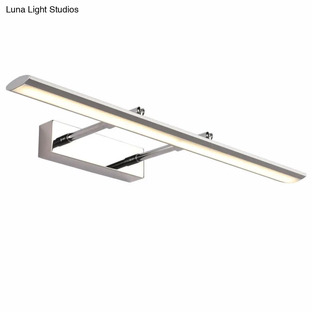 DecorBites™ Stainless Steel LED Wall Light with Adjustable Joint - Modern Bar Vanity Sconce for Bath