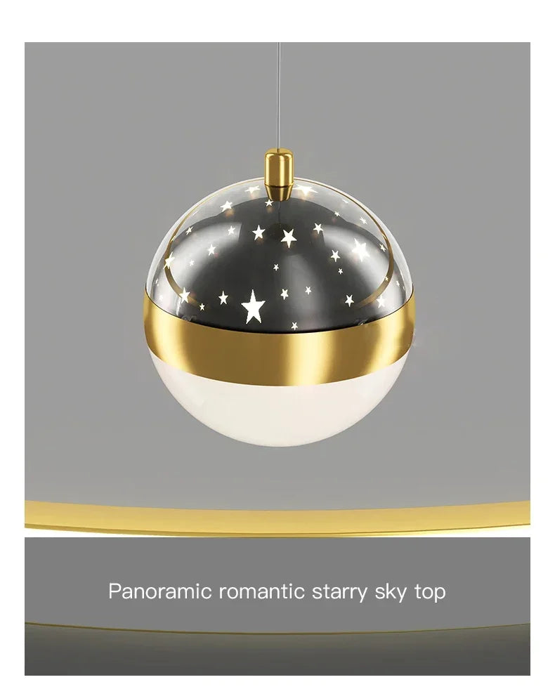 DecorBites™ Starry Sky LED Chandelier for Living Room