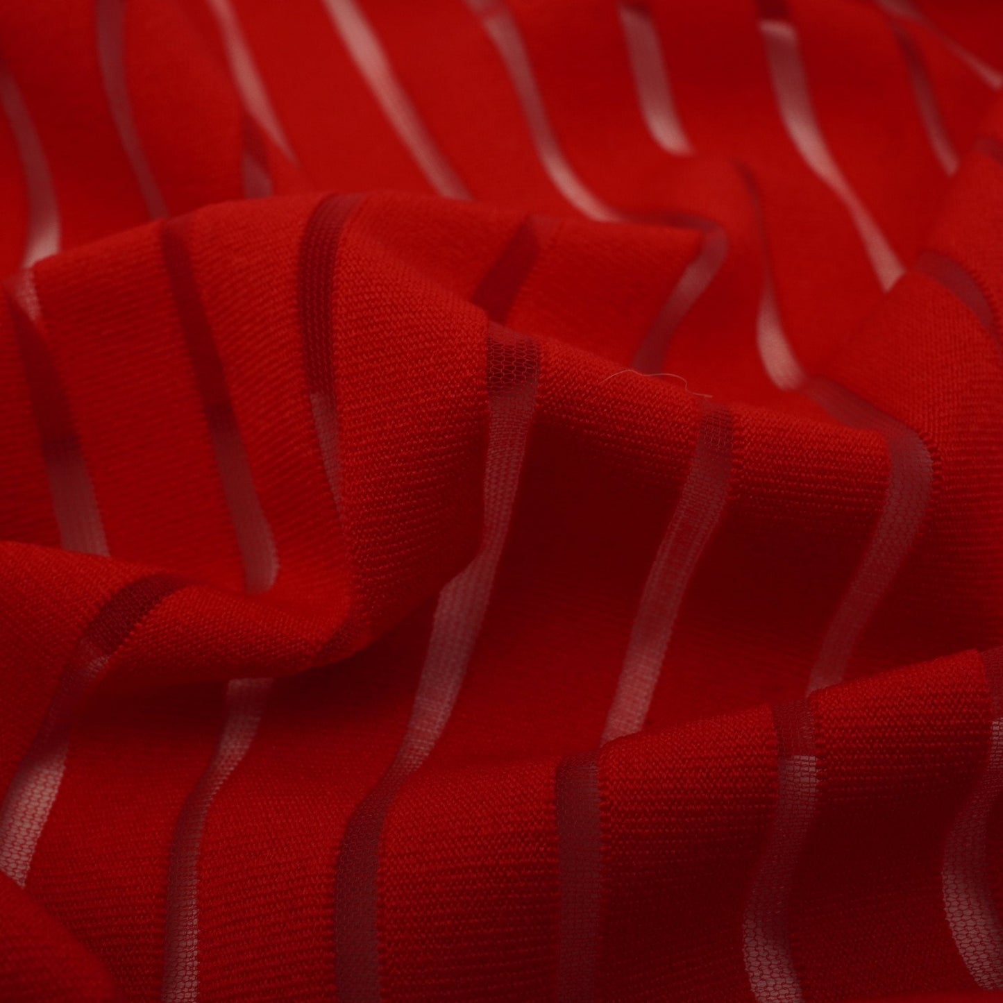 Striped Stretch Mesh Fabric | Blue Moon Fabrics