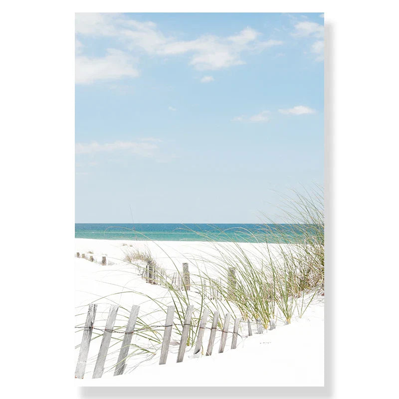 DecorBites™ Summer Beach Seashell Canvas Wall Art