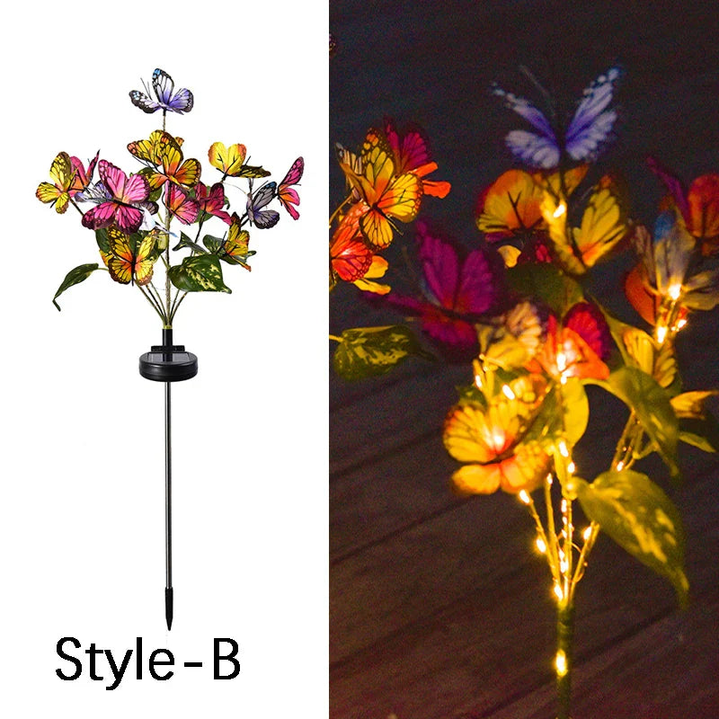 DecorBites™ Sunflower Solar Garden Lights for Outdoor Decor