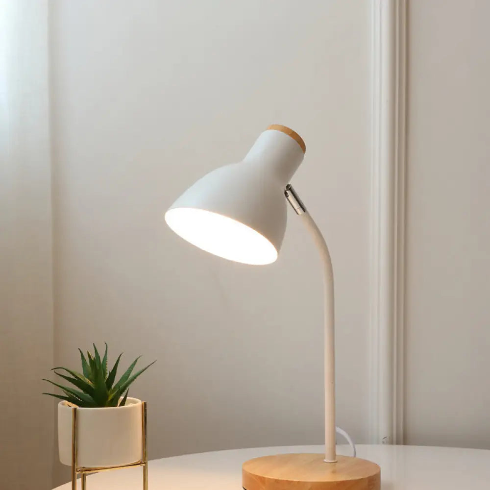DecorBites™ Swivelable Macaron Metal Night Lamp - Child Room Table Light with Flashlight Design