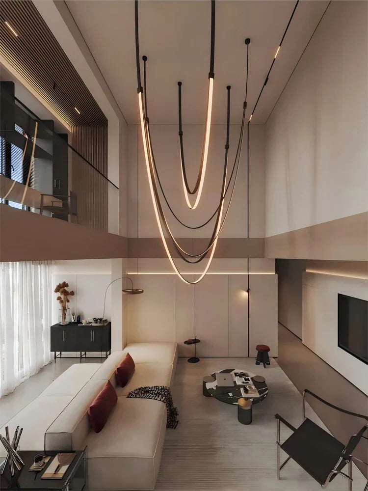 DecorBites™ Trendy DIY Leather Belt LED Chandelier