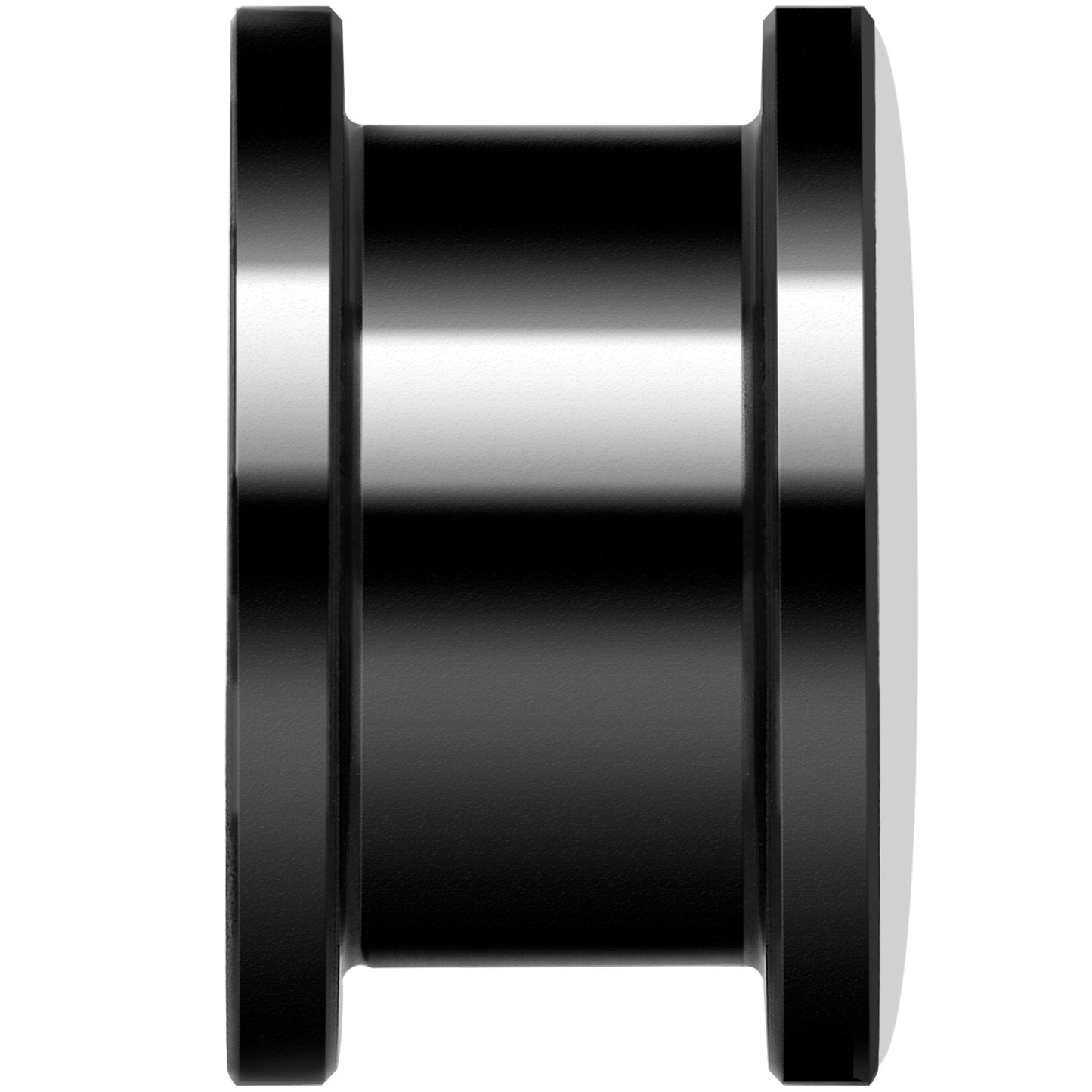 Pink Grenade Black Anodized Screw Fit Plug Set 9/16