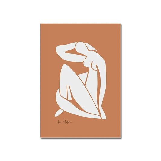 DecorBites™ Vintage Black and White Bauhaus Canvas Print