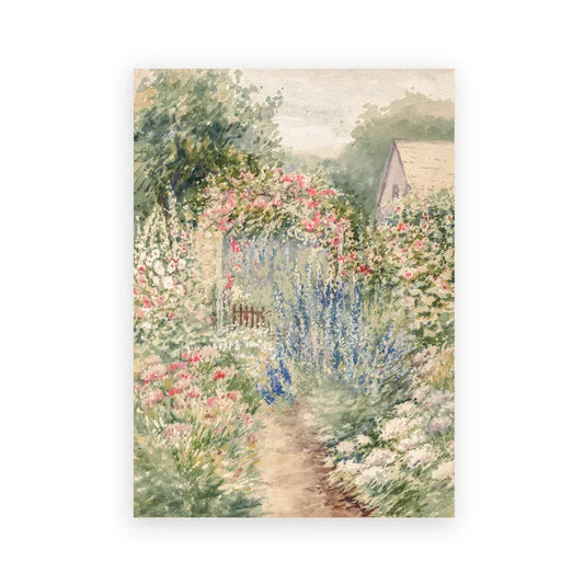 DecorBites™ Vintage Landscape Canvas Print Farmhouse Wall Art