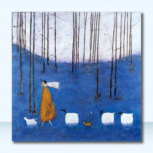 DecorBites™ Vintage Nordic Canvas Wall Art Prints
