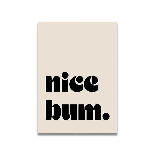 DecorBites™ Vintage Pink Cartoon Print Canvas Wall Art