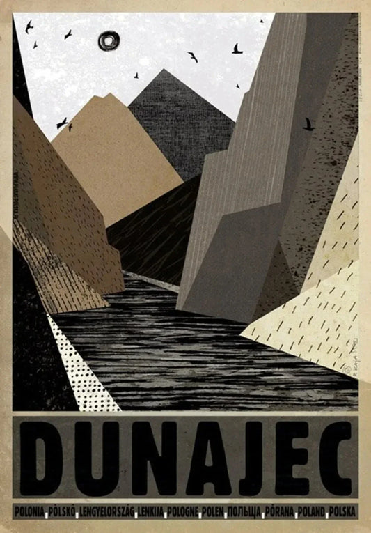 DecorBites™ Vintage Poland City Posters Canvas Prints