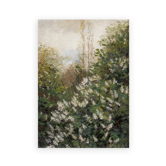 DecorBites™ Vintage Summer Landscape Oil Painting Print
