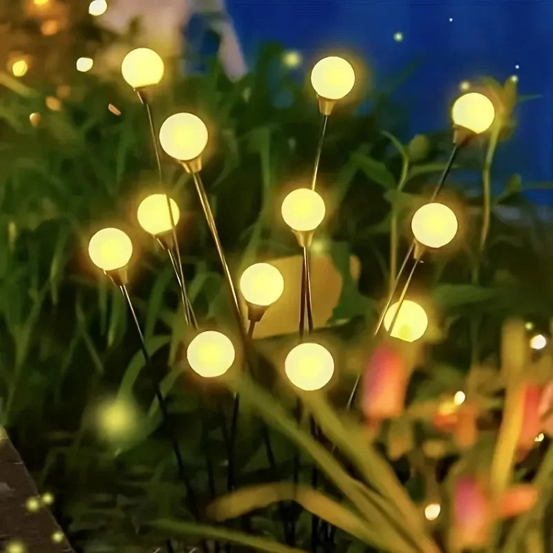 DecorBites™ Warm White Solar LED Firework Lights