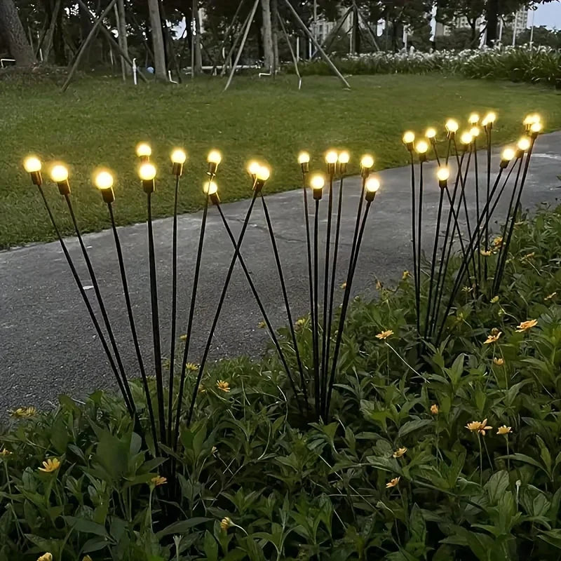 DecorBites™ Warm White Solar LED Firework Lights