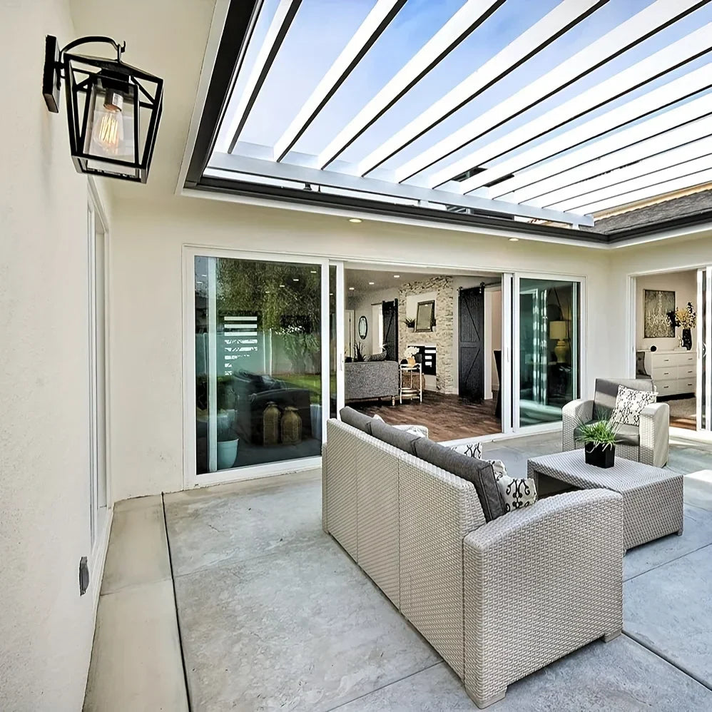 DecorBites™ "Waterproof Outdoor Wall Light with Glass Shades"