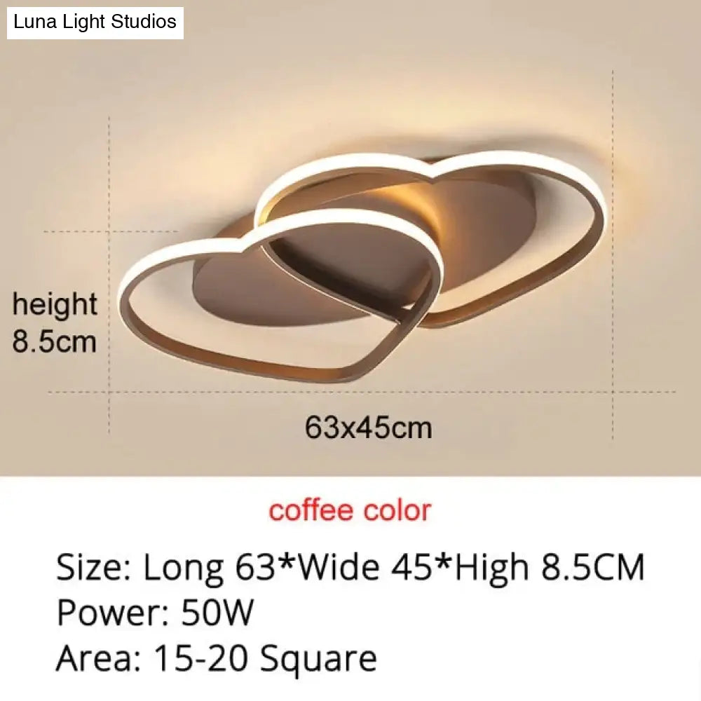 DecorBites™ White/Coffee Finnish Modern LED Pendant Lights Creative Luminaria Led Teto Living Room Kids Room Aisle Home DecorationAC85-260V