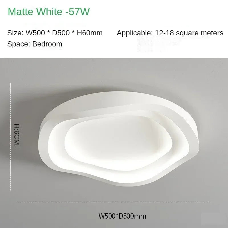DecorBites™ White LED Ceiling Lamps - Modern Minimalist Home Decor