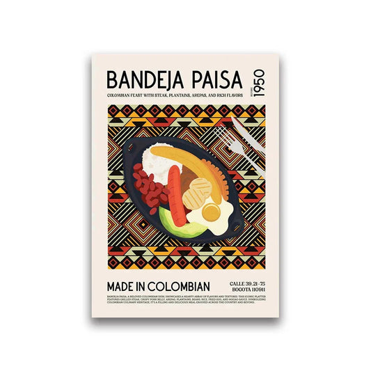 DecorBites™ World Cuisine Canvas Wall Art